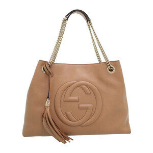 GUCCI Soho Interlocking GG Chain Shoulder Bag
